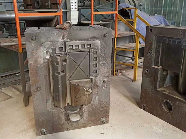 Display of die cast aluminum products